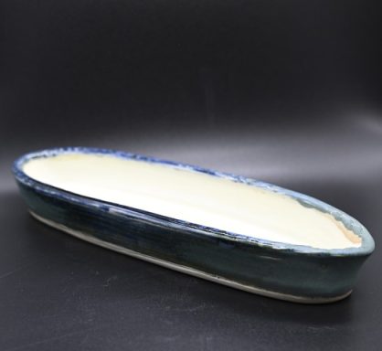 R0128 - Blue Canoe Dish R0128 - Blue Canoe Dish